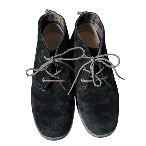 Ugg Kids Canoe Suede Chukka Boots Black Boys Size 4 US Big Kid Shoes Lace Up - Picture 5 of 14